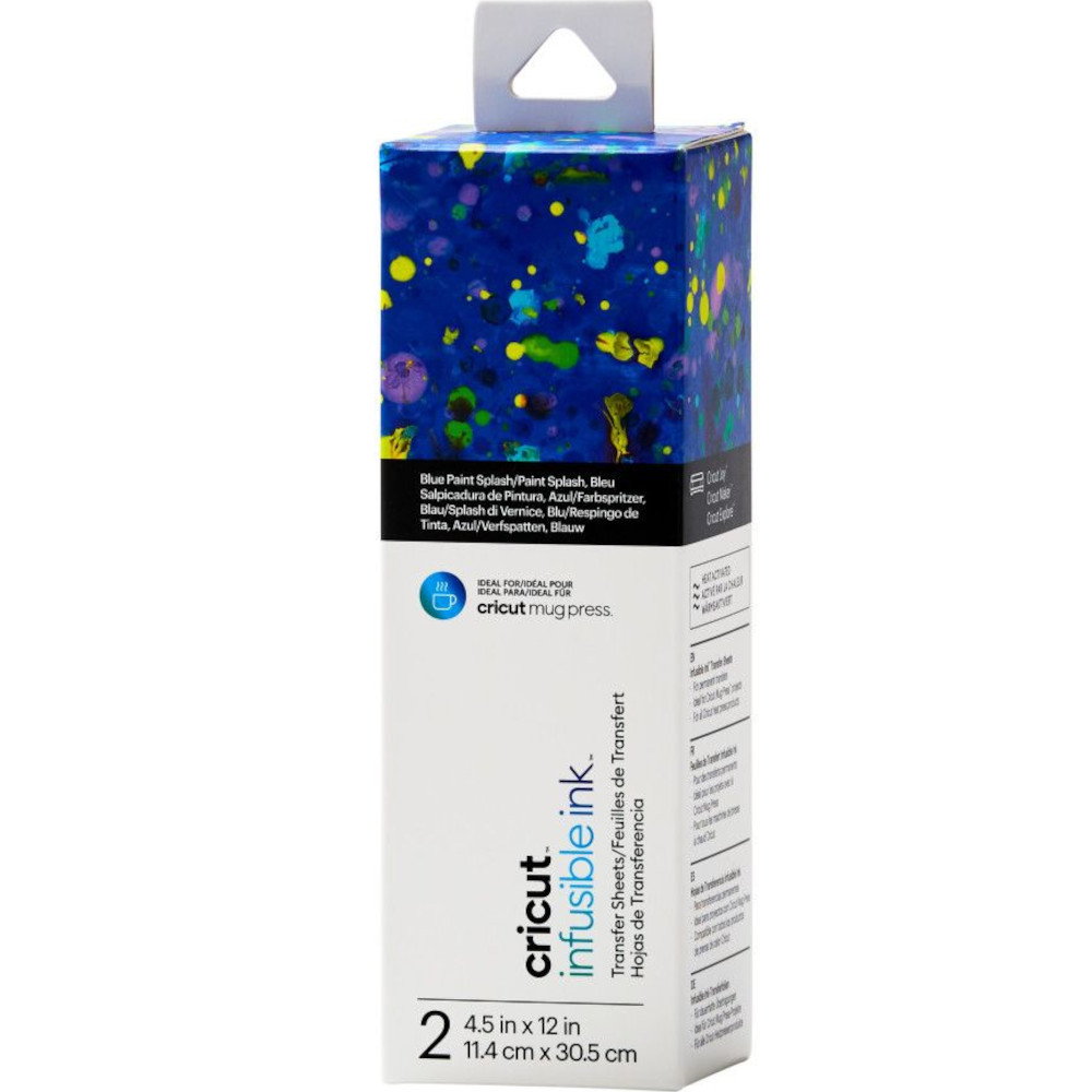 Cricut 2008891 Infusible Ink Transferfolie blue paint splash